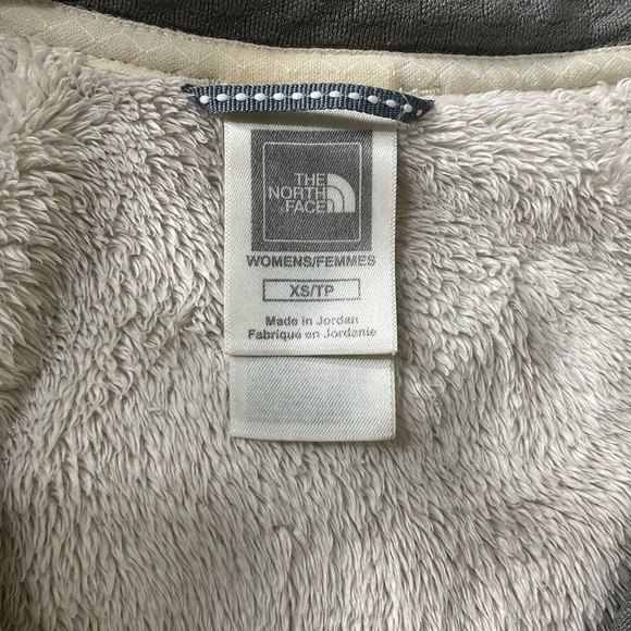 The North Face White Fleece Deep Pile Sherpa 1/4 Zip Pullover Women’s Size XS/tp - Picture 8 of 9